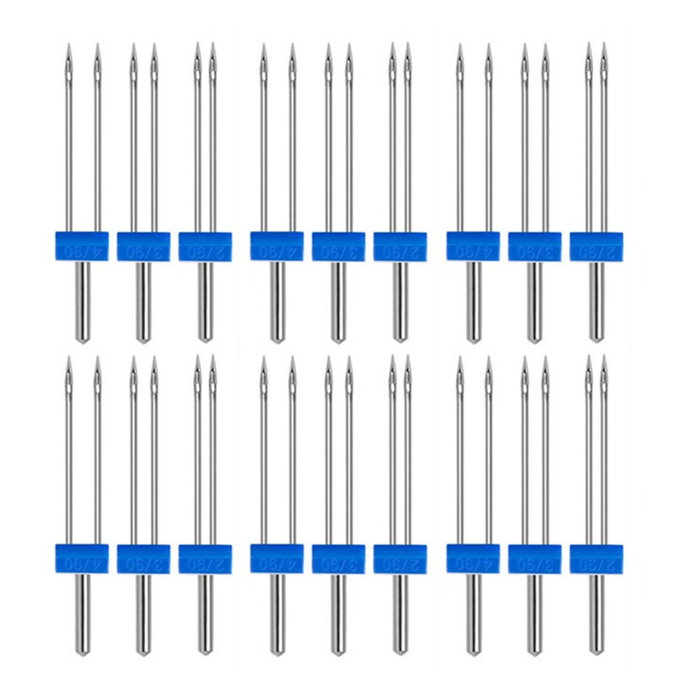 18pcs Stainless Steel Sewing M - Twin Needle Stretch のレビューと価格