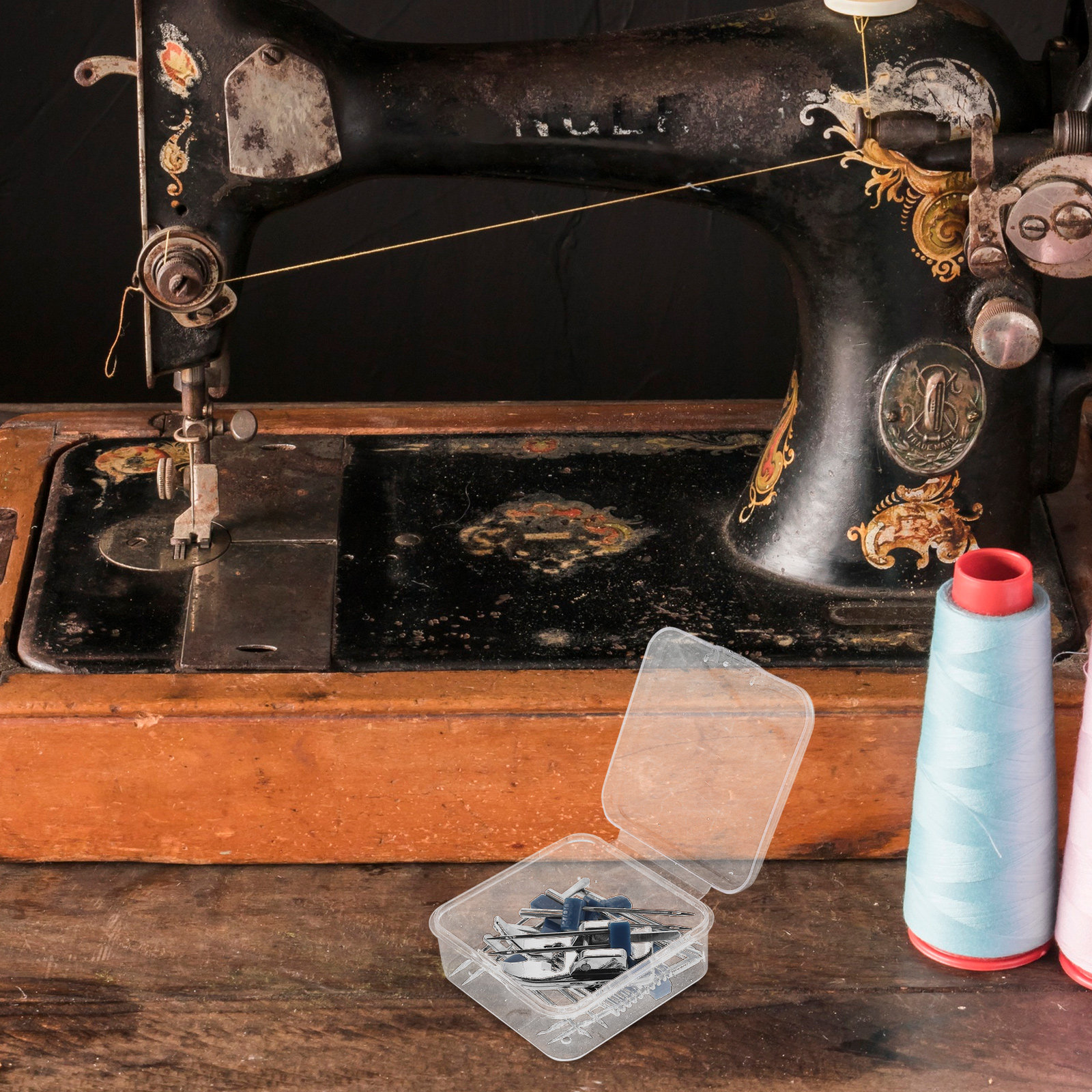 1Set Double Needle Sewing Mach - Twin Needle Stretch のレビューと価格