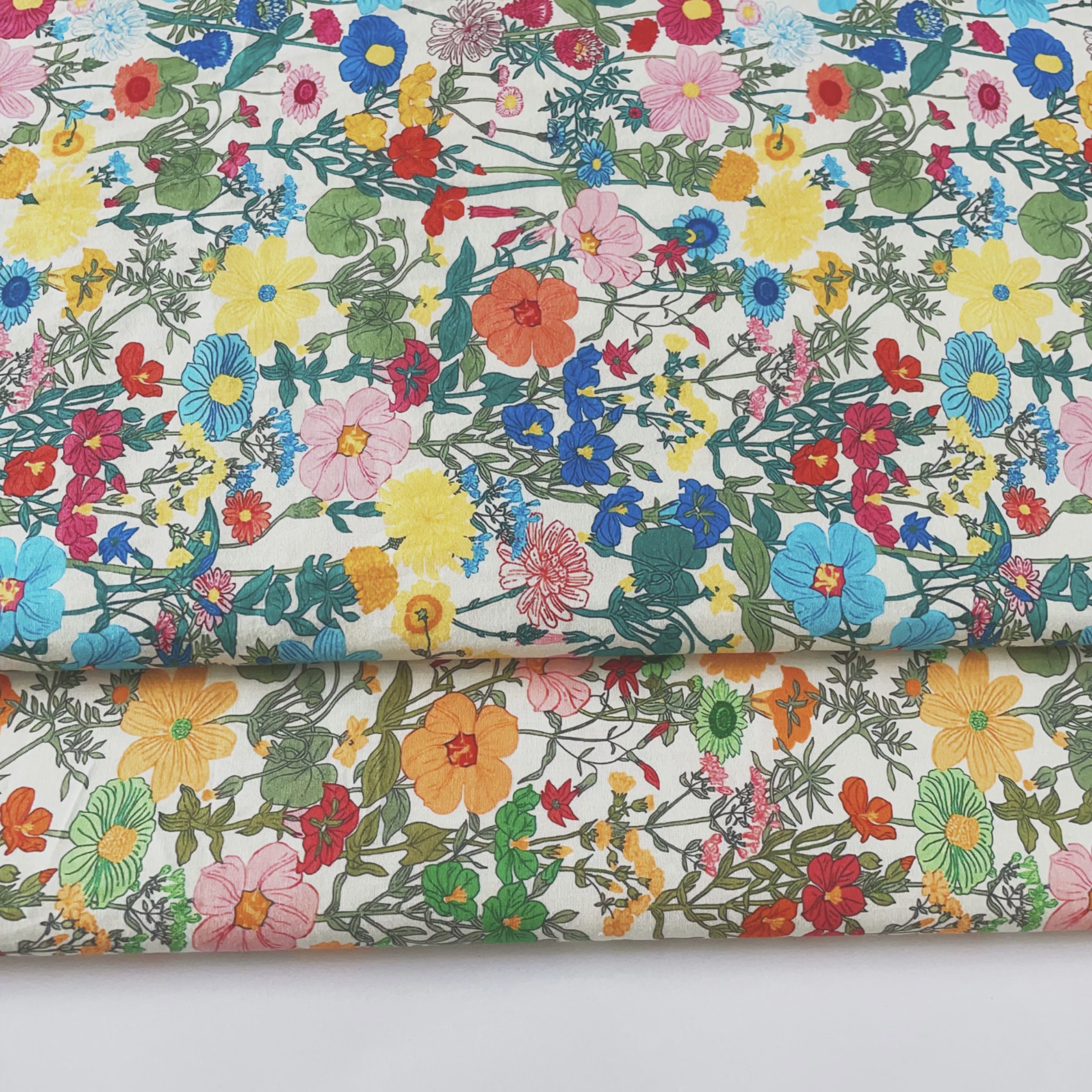 Vintage Floral Printed Cotton  - Vintage Sewing Textile のレビューと価格